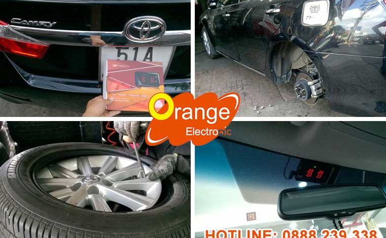 Lắp đặt cảm biến áp suất lốp Toyota Camry 2013