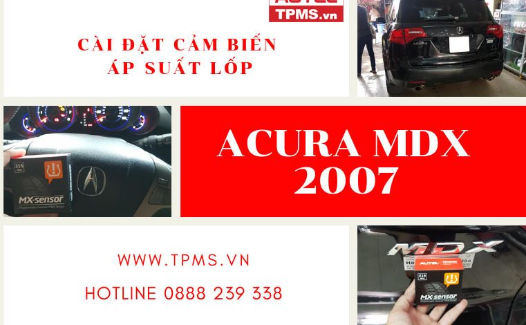 Cài đặt cảm biến áp suất lốp Acura MDX 2007
